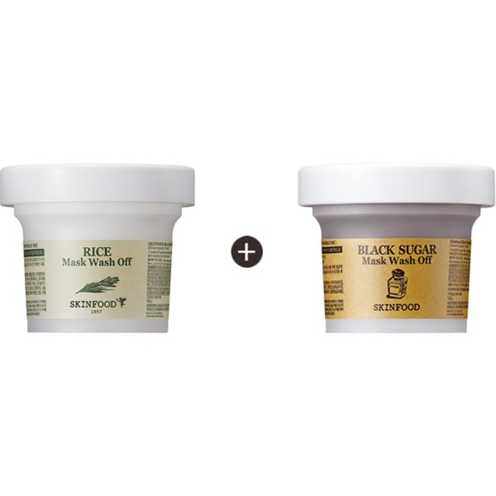 Skinfood Rice Mask + Black Sugar Mask - 1 Maskeler Fiyatı