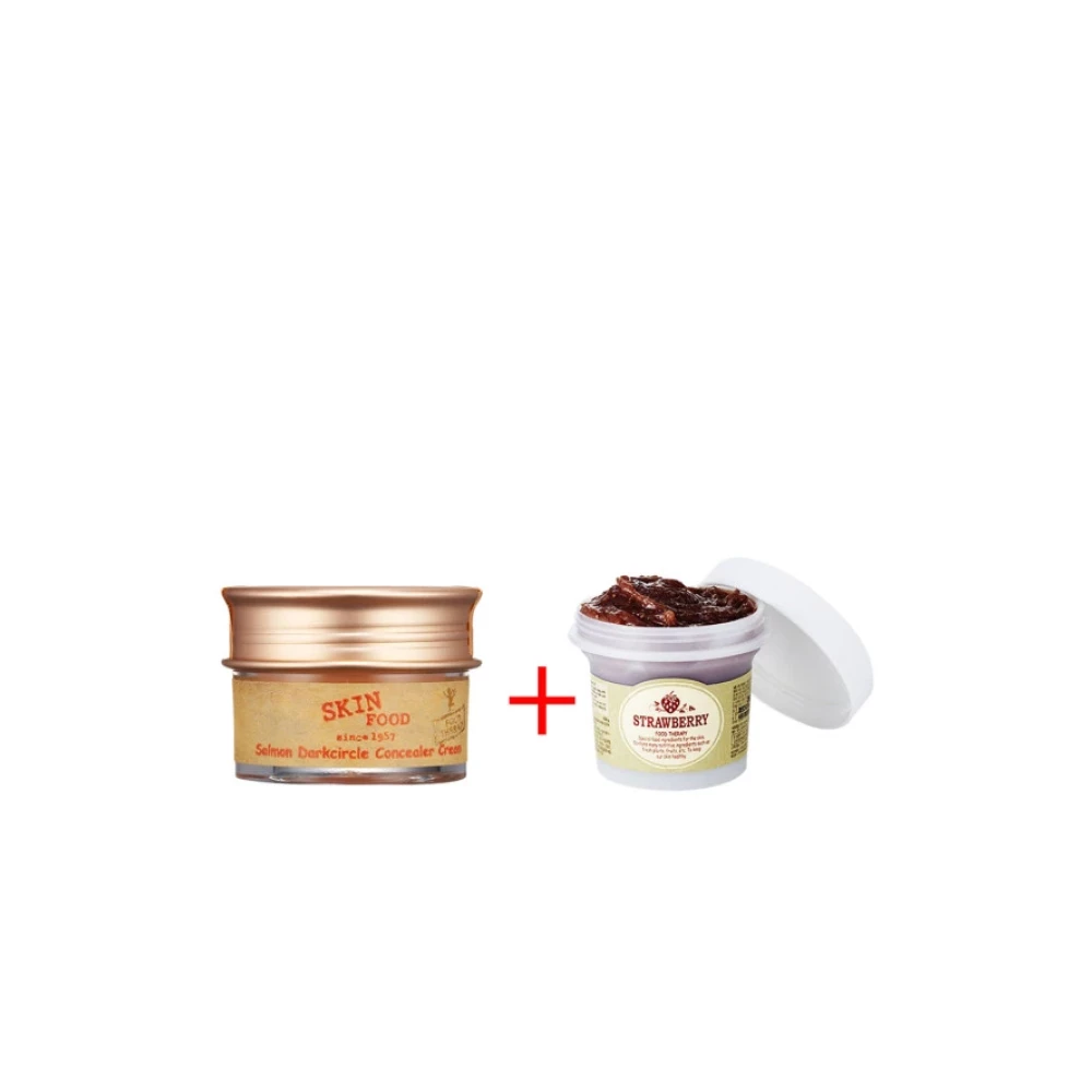 Skinfood Salmon Concealer (2) + Black Sugar Cilekli Yuz Bakim Maskesi Makyaj Ürünleri Fiyatı
