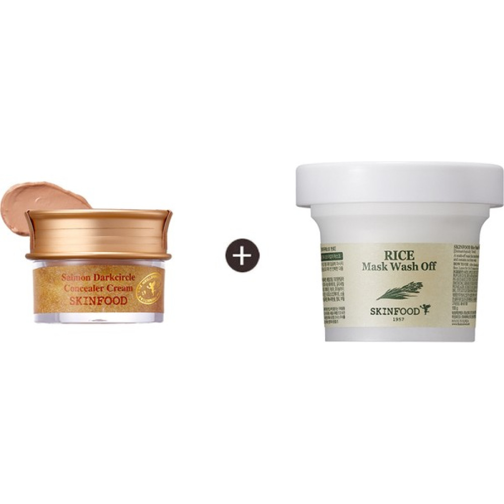 Skinfood Salmon Concealer (2) + Rice Mask - 1 Maskeler Fiyatı