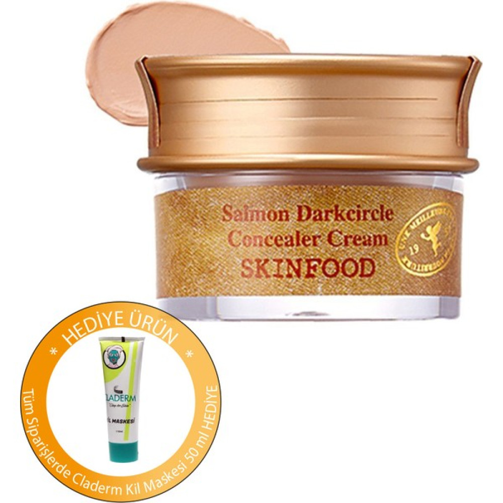 Skinfood Salmon Concealer Göz Çevresi Morlukları İçin Kapatıcı Krem (01) 10g Akne ve Sivilce Bakımı Fiyatı