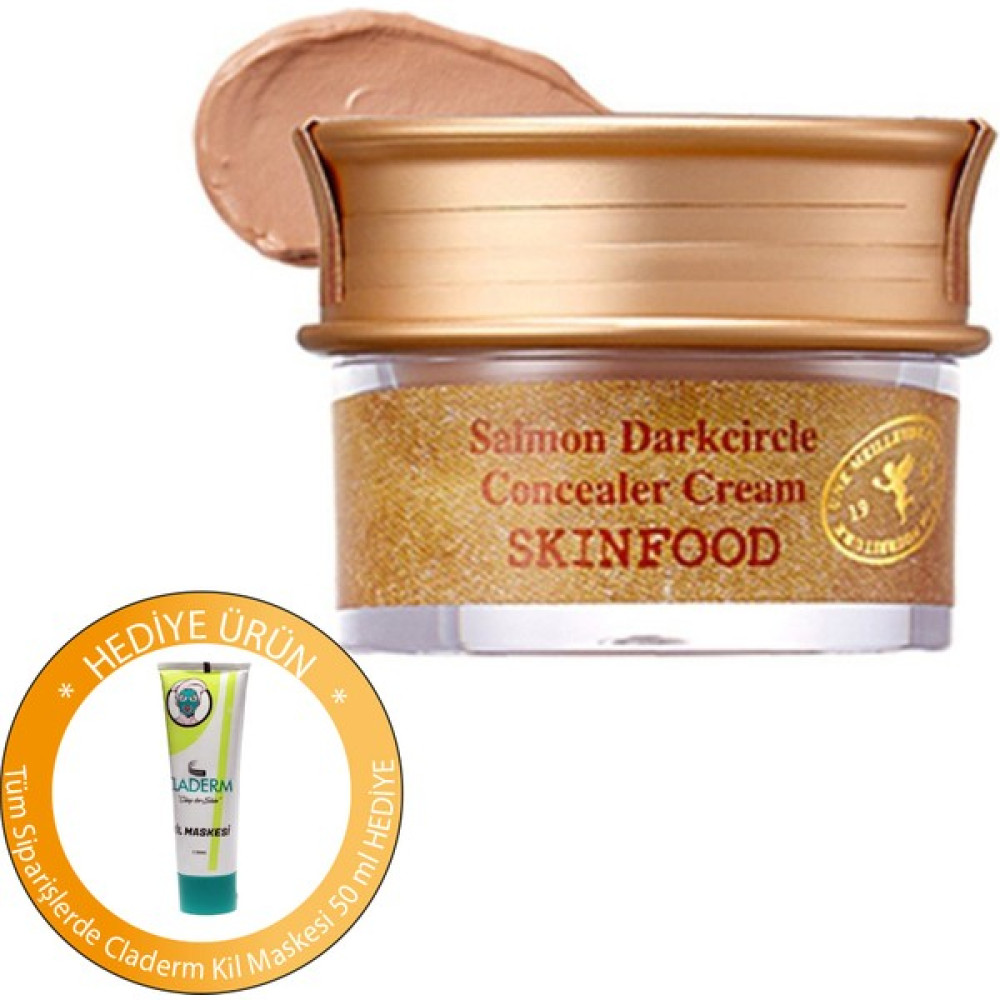Skinfood Salmon Concealer Göz Çevresi Morlukları İçin Kapatıcı Krem (02) 10g Akne ve Sivilce Bakımı Fiyatı