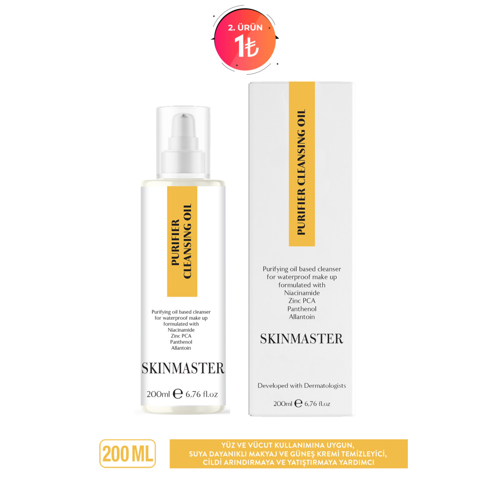 SkinMaster Arındırıcı Etkiye Sahip Yağ Bazlı Temizleyici - Yüz ve Vücut için Cilt Temizleme ve Peeling Fiyatı