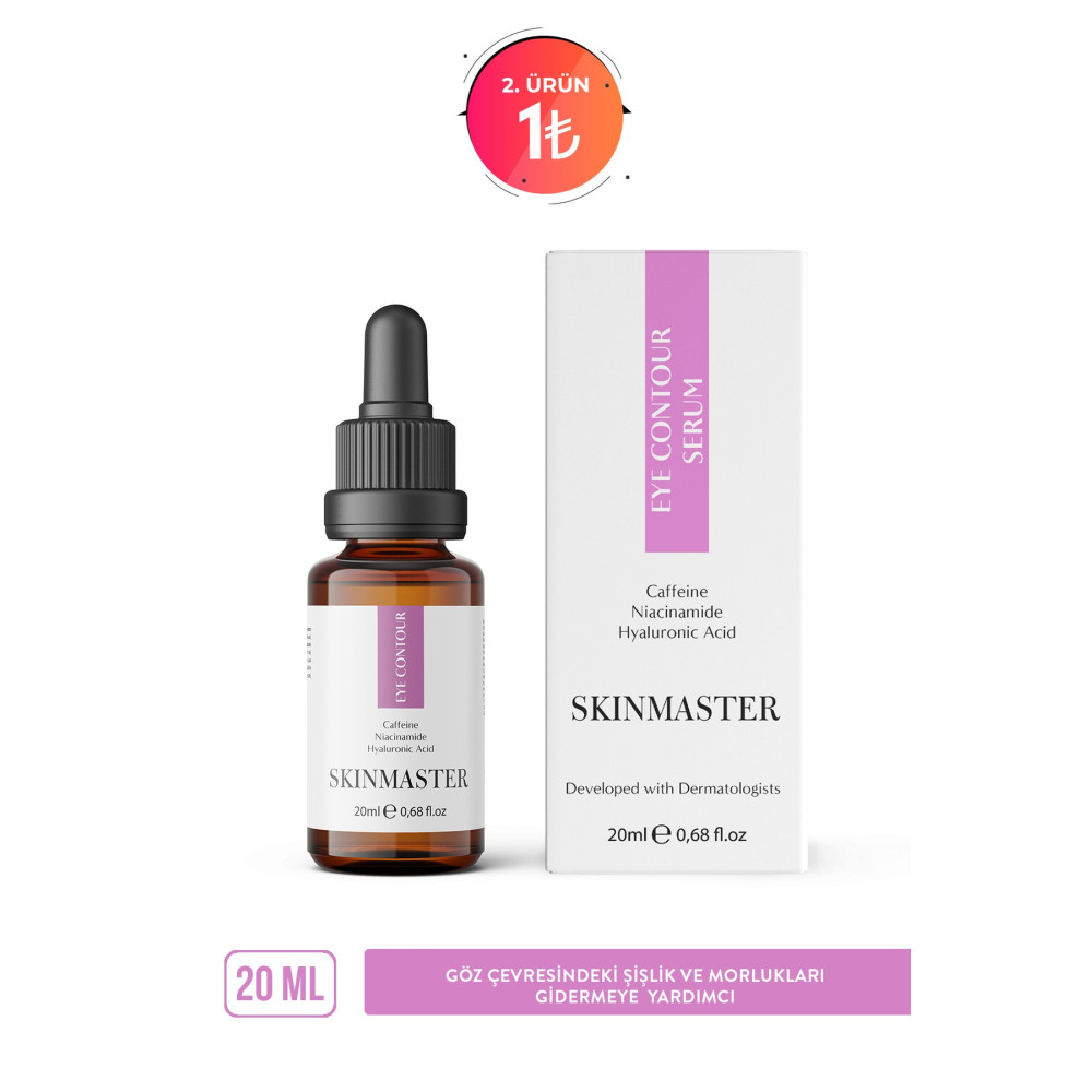 SkinMaster Göz Altı Görünüm Destekleyici Şişlik Ve Morluk Karşıtı Göz Çevresi Serumu (caffeine %5 + Ha + B3) Göz Kremi Fiyatı