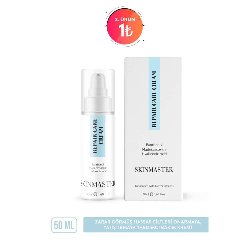 SkinMaster Hassas Ciltleri Onarmaya Ve Yatıştırmaya Yardımcı Bakım Kremi ( Panthenol %5 Madecassoside Ha) Cilt ve Yüz Bakımı Fiyatı