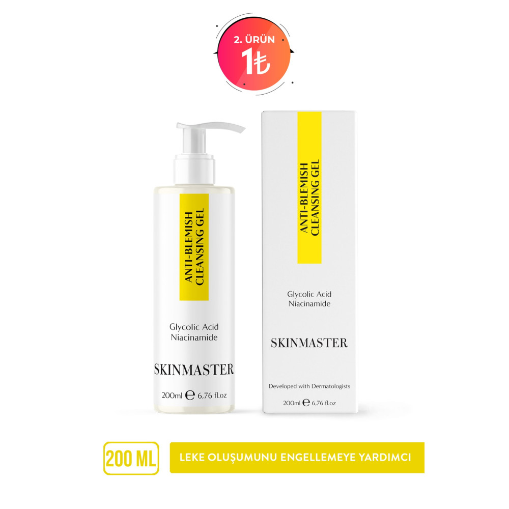 SkinMaster Leke Oluşumunu Engellemeye Yardımcı Yüz Temizleme Jeli ( Glycolic Acid + Niacinamide) Cilt Temizleme ve Peeling Fiyatı