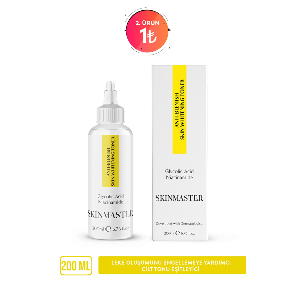 SkinMaster Leke Oluşumunu Gidermeye Yardımcı Cilt Tonu Eşitleyici Tonik ( Glikolik Asit %5 + Niacinamide) Cilt ve Yüz Bakımı Fiyatı