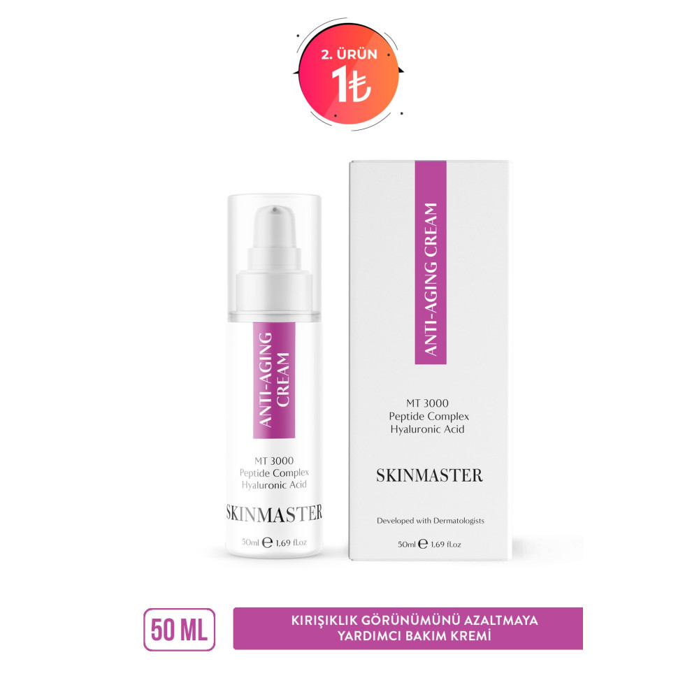 SkinMaster Yaşlanma Karşıtı Kırışıklık Önleyici Peptid Içerikli Bakım Kremi ( Mt-3000 + Peptide Complex + Ha) Cilt ve Yüz Bakımı Fiyatı