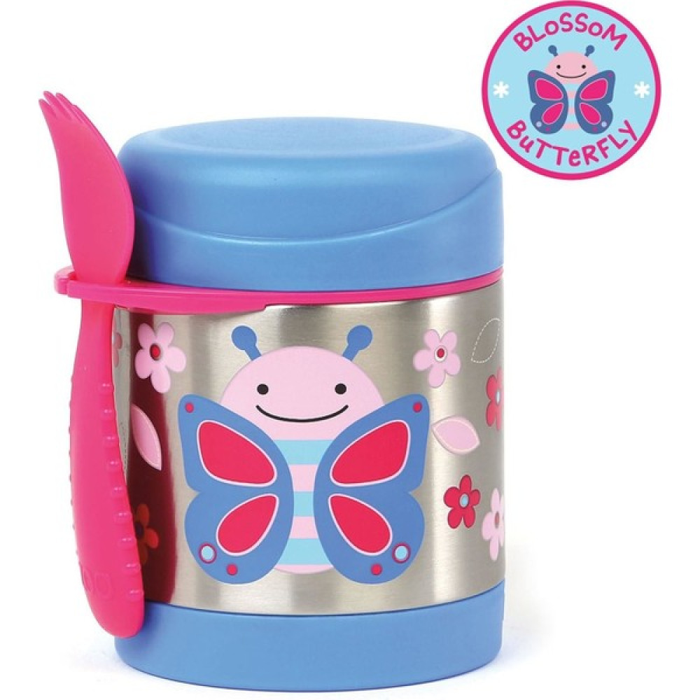 Skip Hop Zoo Paslanmaz Çelik Termos 325ML Kelebek Brnm [gymberq] Mama Seti Fiyatı