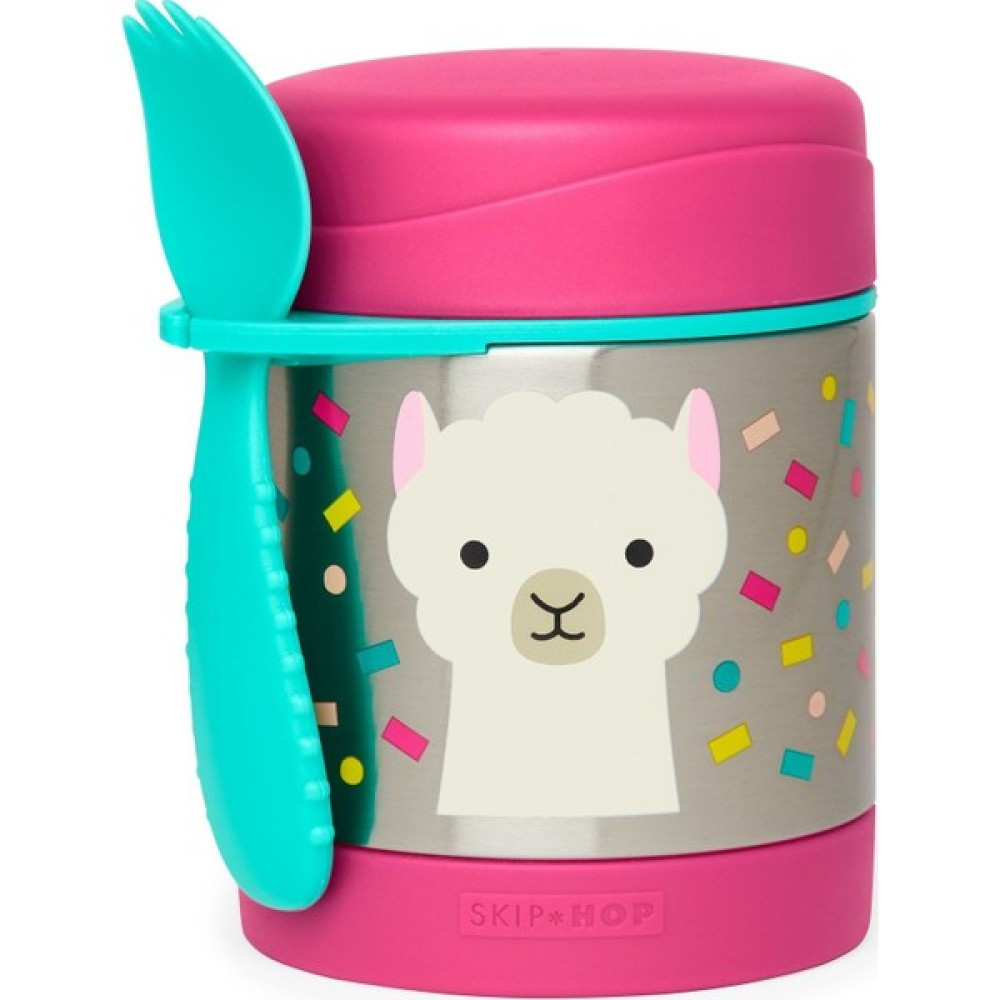 Skip Hop Zoo Paslanmaz Çelik Termos 325ML Lama Brnm [gymberq] Mama Seti Fiyatı