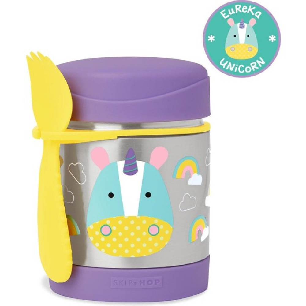 Skip Hop Zoo Paslanmaz Çelik Termos 325ML Unicorn Brnm [gymberq] Mama Seti Fiyatı