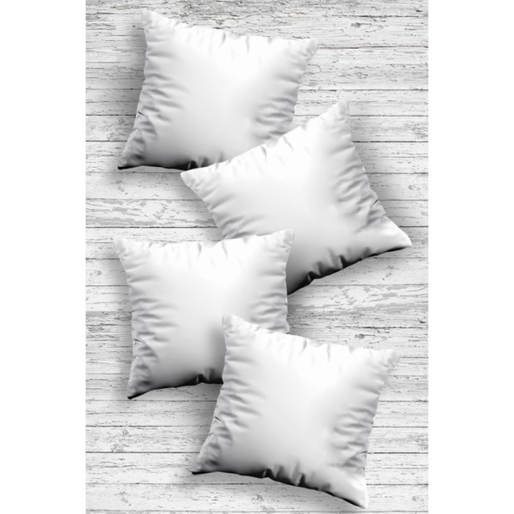 Skplus Premium 4lü Kırlent Kılıfı Iç Dolgu - 43 x 43 cm - Beyaz Kırlent / Mobilya Yastığı Fiyatı