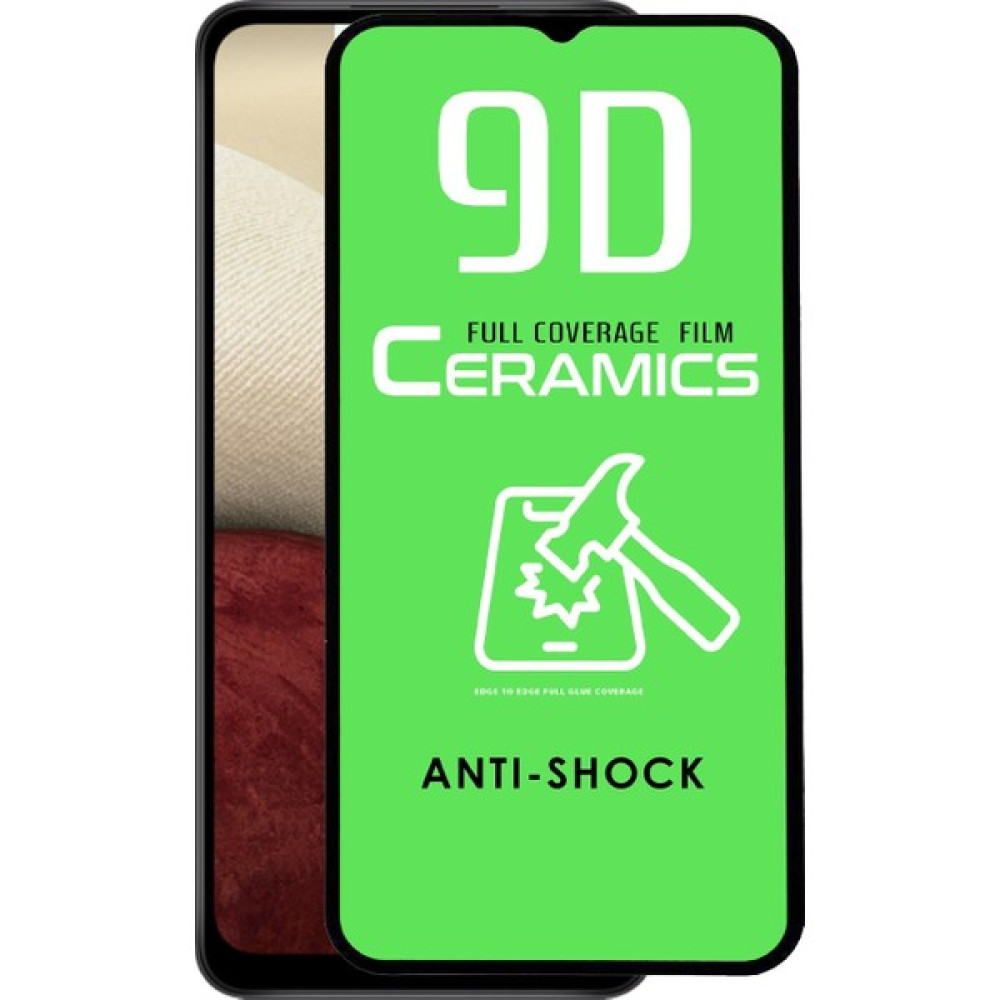 SKV Mobile Samsung Galaxy A12 Seramik Esnek Nano Tam Ekran Koruyucu Kırılmaz Cam - Siyah Cep Telefonu Ekran Koruyucusu Fiyatı