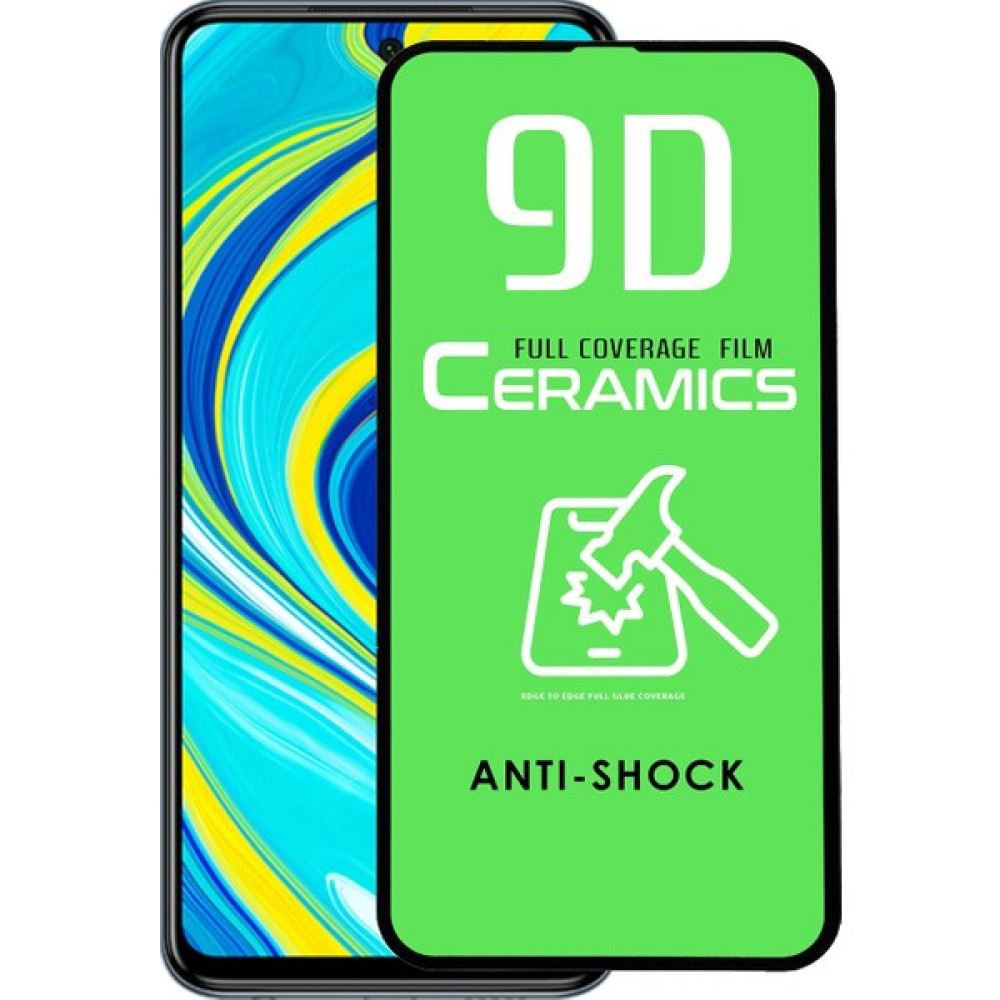 SKV Mobile Xiaomi Redmi Note 9 Pro Seramik Esnek Tam Ekran Koruyucu Kırılmaz Cam - Siyah Cep Telefonu Ekran Koruyucusu Fiyatı