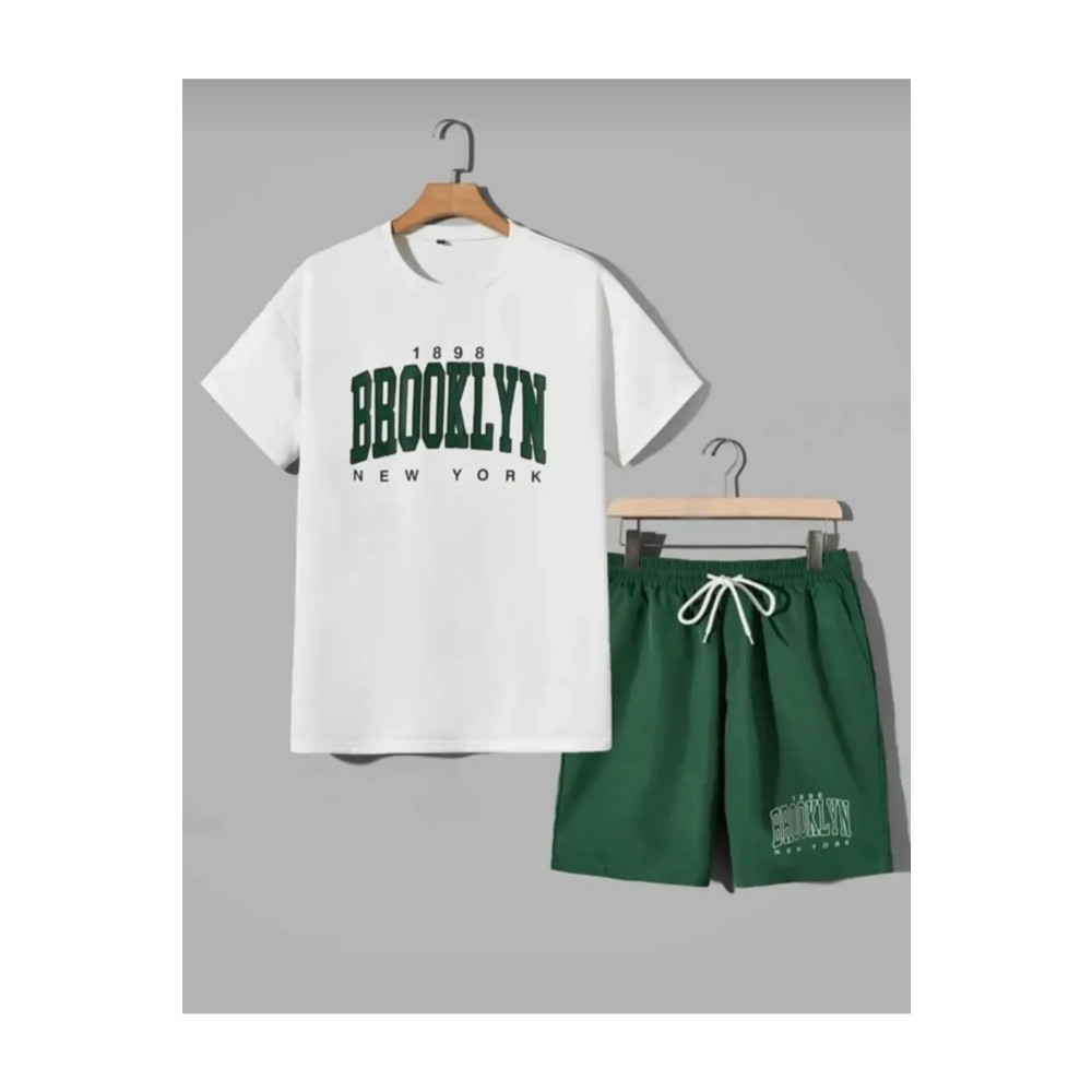Sky Light Beyaz Oversize Brooklyn Baskılı Alt Üst Takım L Beden Kadın Eşofman Fiyatı