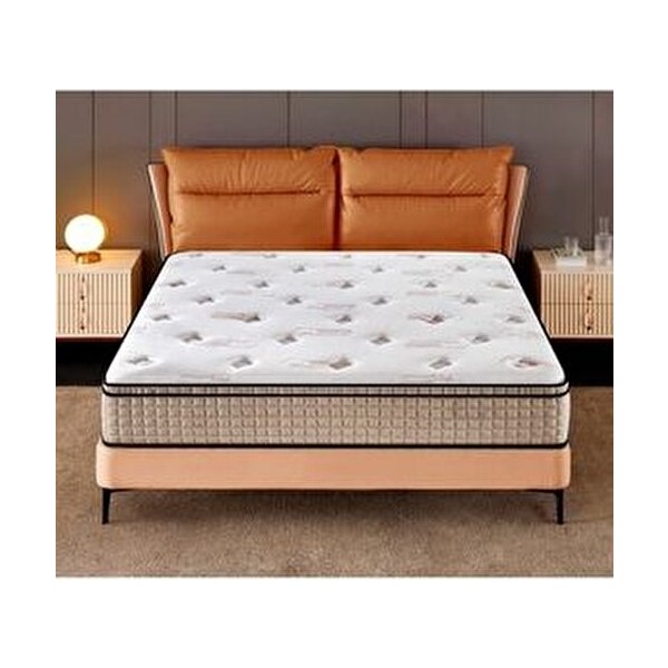 Sky Sleep Ultra Ortapedik Pocket Yaylı Yatak Çift Kişilik Organic Cotton Malzeme ile Orta Sert Konfor - 140 x 190 cm - Beyaz Yatak Fiyatı