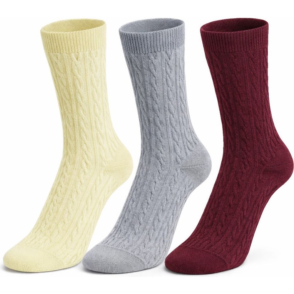 Sky Socks 3'lü Bambu Kabartma Desenli Kalın Kışlık Soket Çorap Diğer Fiyatı