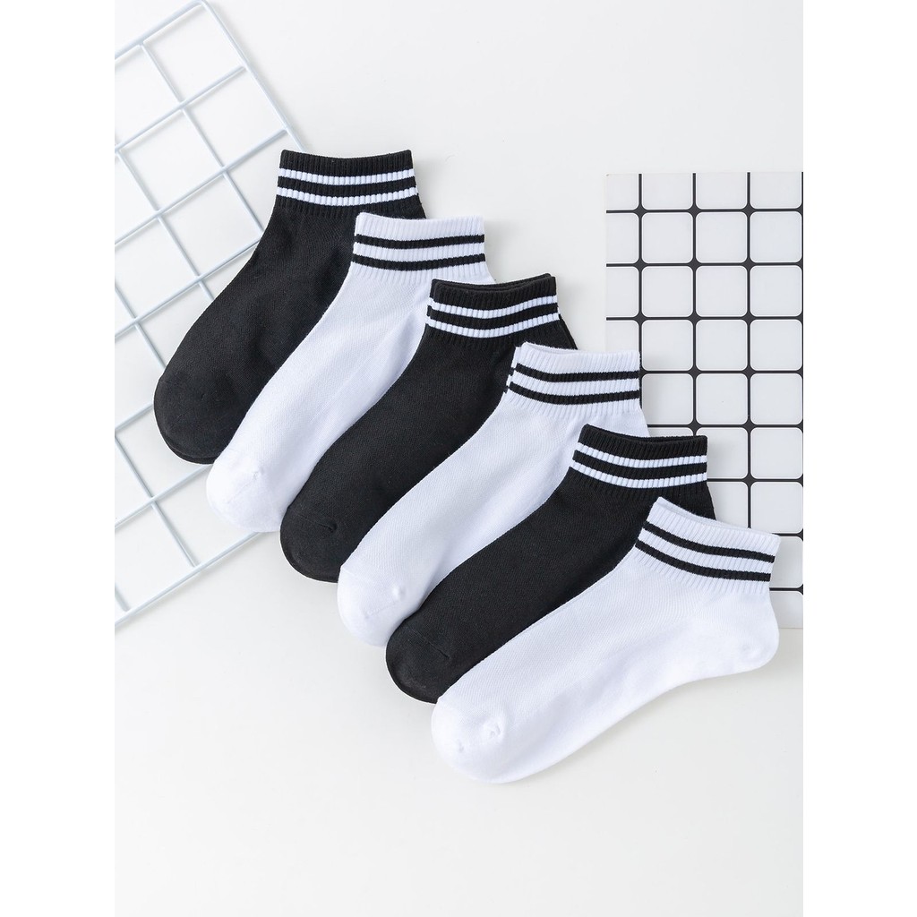 Sky Socks 8 Çift Ekonomik Paket Bileği Çember Desenli Unisex Patik Kısa Spor Sneakers Çorap Ayakkabılar ve Çantalar Fiyatı