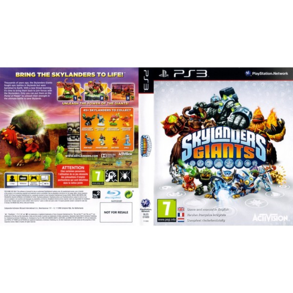 Skylandes Giants Ps3 PlayStation 2 - 3 Oyunları Fiyatı