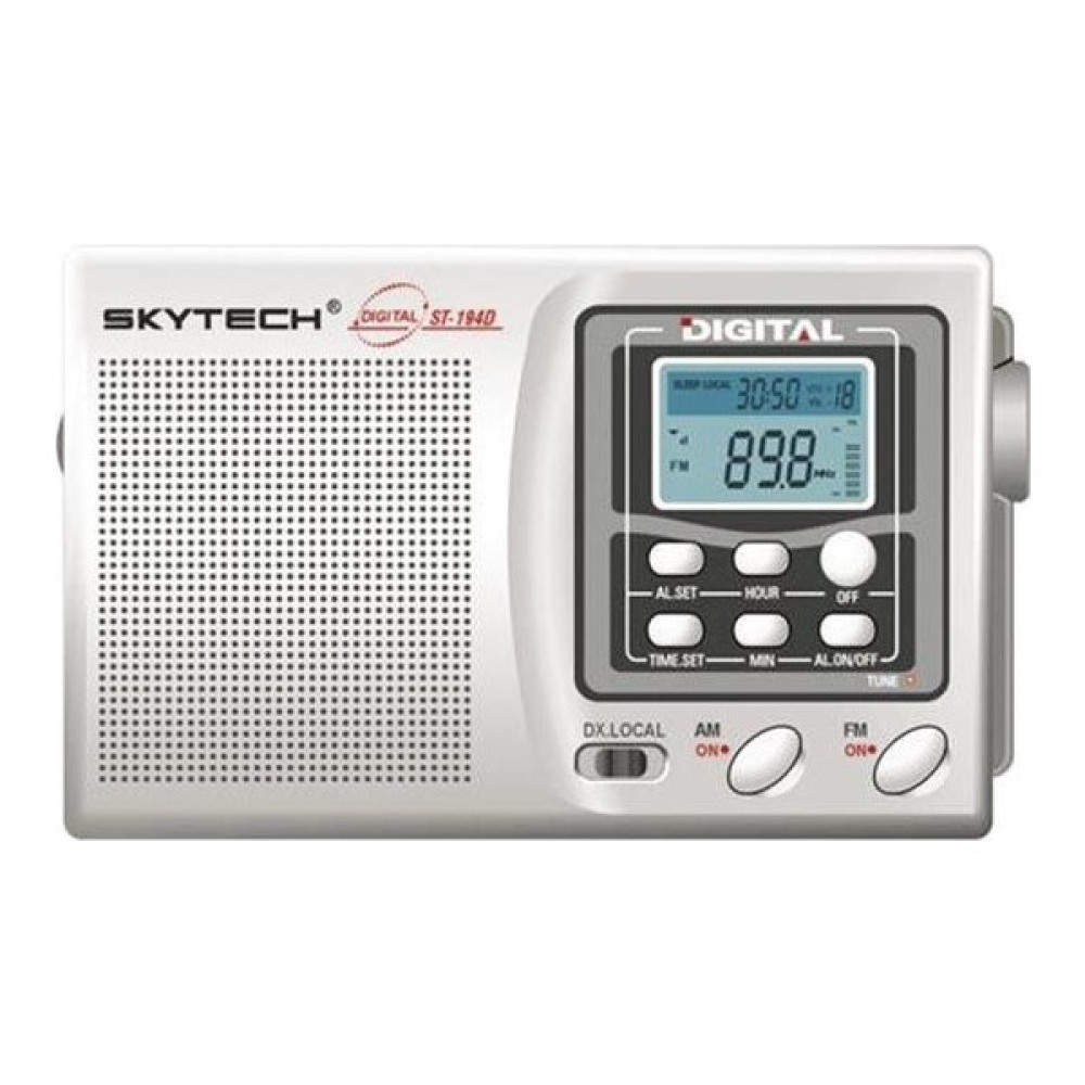 Skytech ST-194D Band Dijital Radyo - Gri Alarmlı Saatler & Radyolar Fiyatı