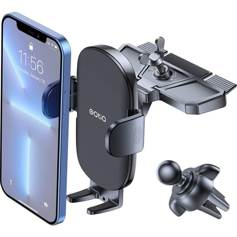 Skyzeda Araba Için CD Telefon Yuvası, Tek Düğmeyle Çıkan CD Çalar Araç Telefonu Tutacağı, iPhone 13 12 Samsung Galaxy Lg ve Daha Fazlasıyla Uyumlu Cep Telefonu Tutucu Fiyatı