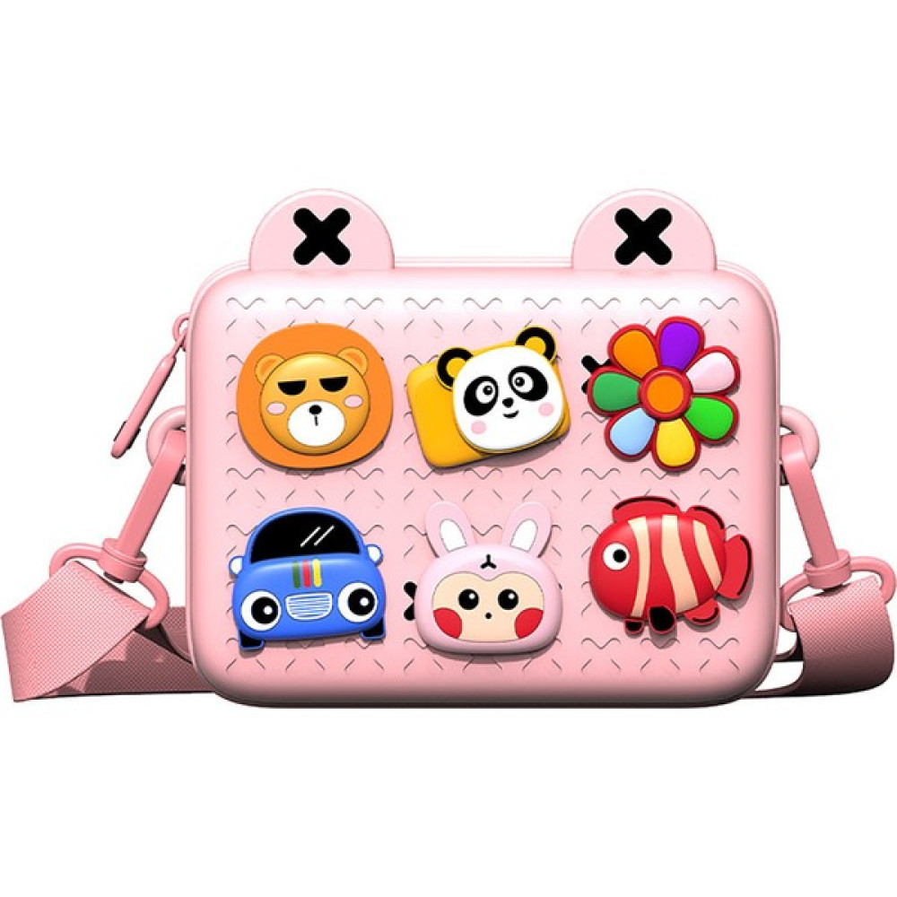 Skyzeda Küçük Kız Eva Crossbody Çanta (Yurt Dışından) - Pembe Bebek-Çocuk Odası Fiyatı