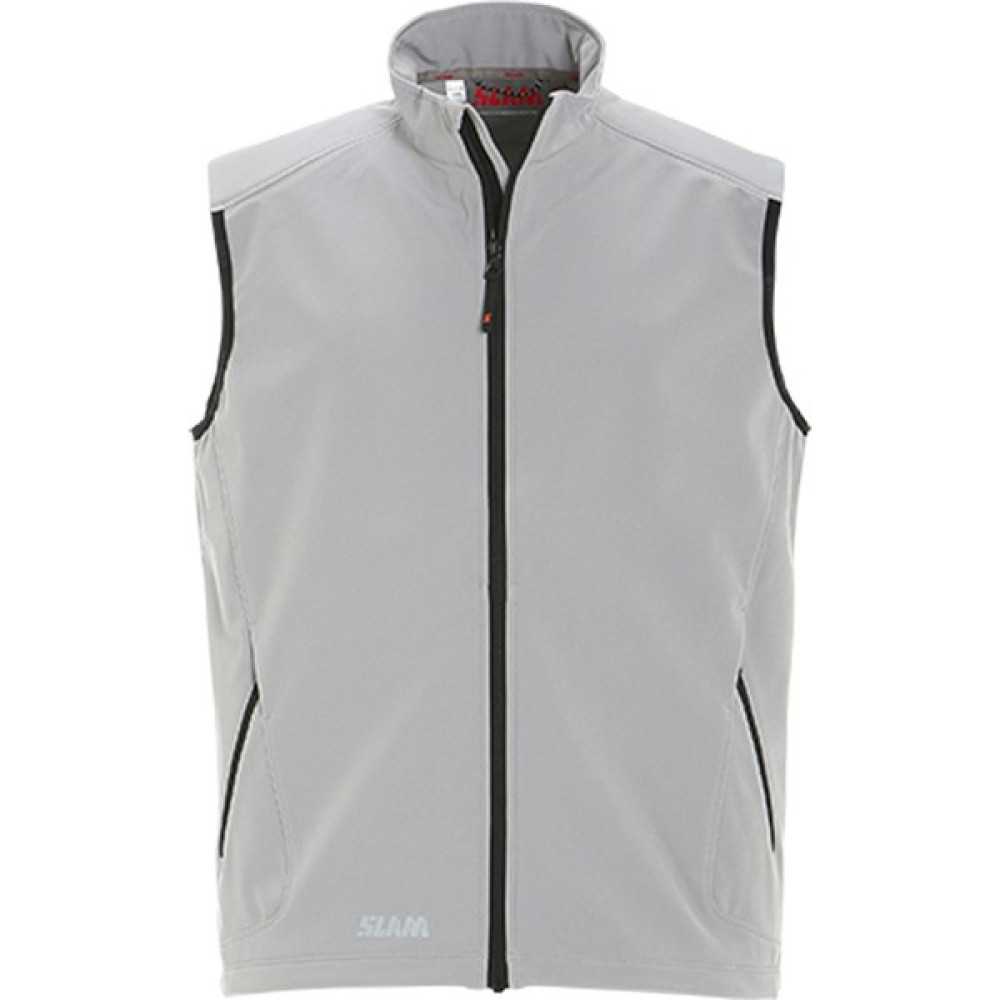 Slam Açık Gri Erkek Dik Yaka Regular Fit Yelek A126002S00_ACT Softshell Vest Erkek Yelek Fiyatı