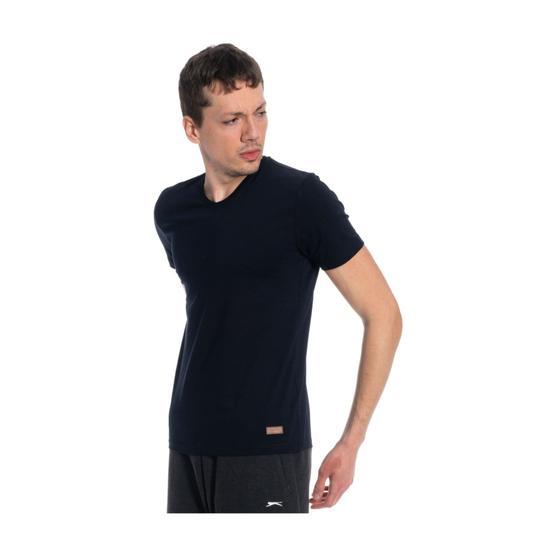 Slazenger Casper Lacivert Erkek T-shirt