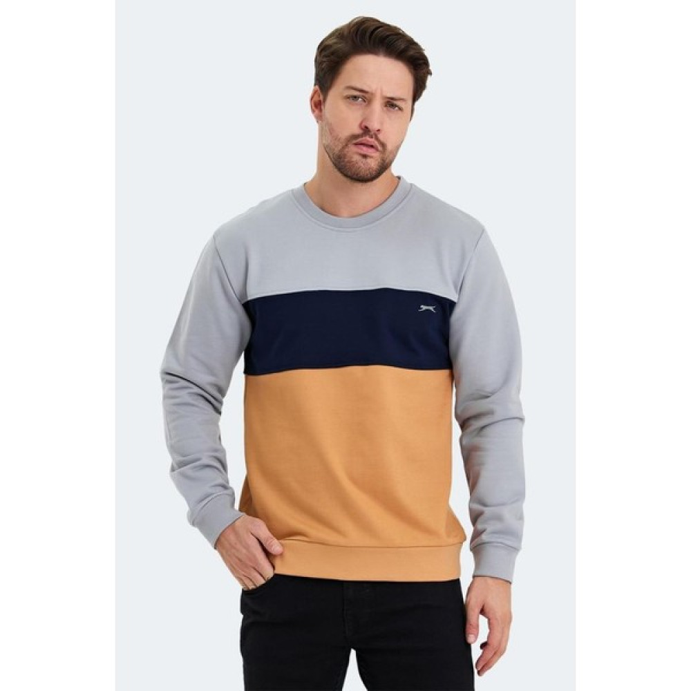 Slazenger Erkek Sweatshirt Gri Kalyn Erkek Sweatshirt Gri - 2XL Oto Boyaları Fiyatı