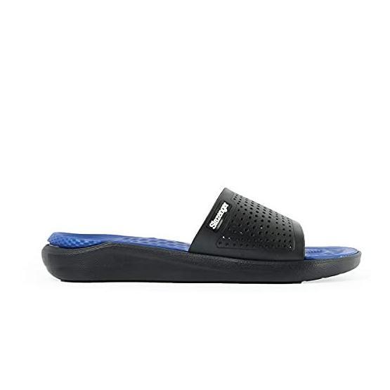 Slazenger Omac Siyah - Mavi Erkek Terlik