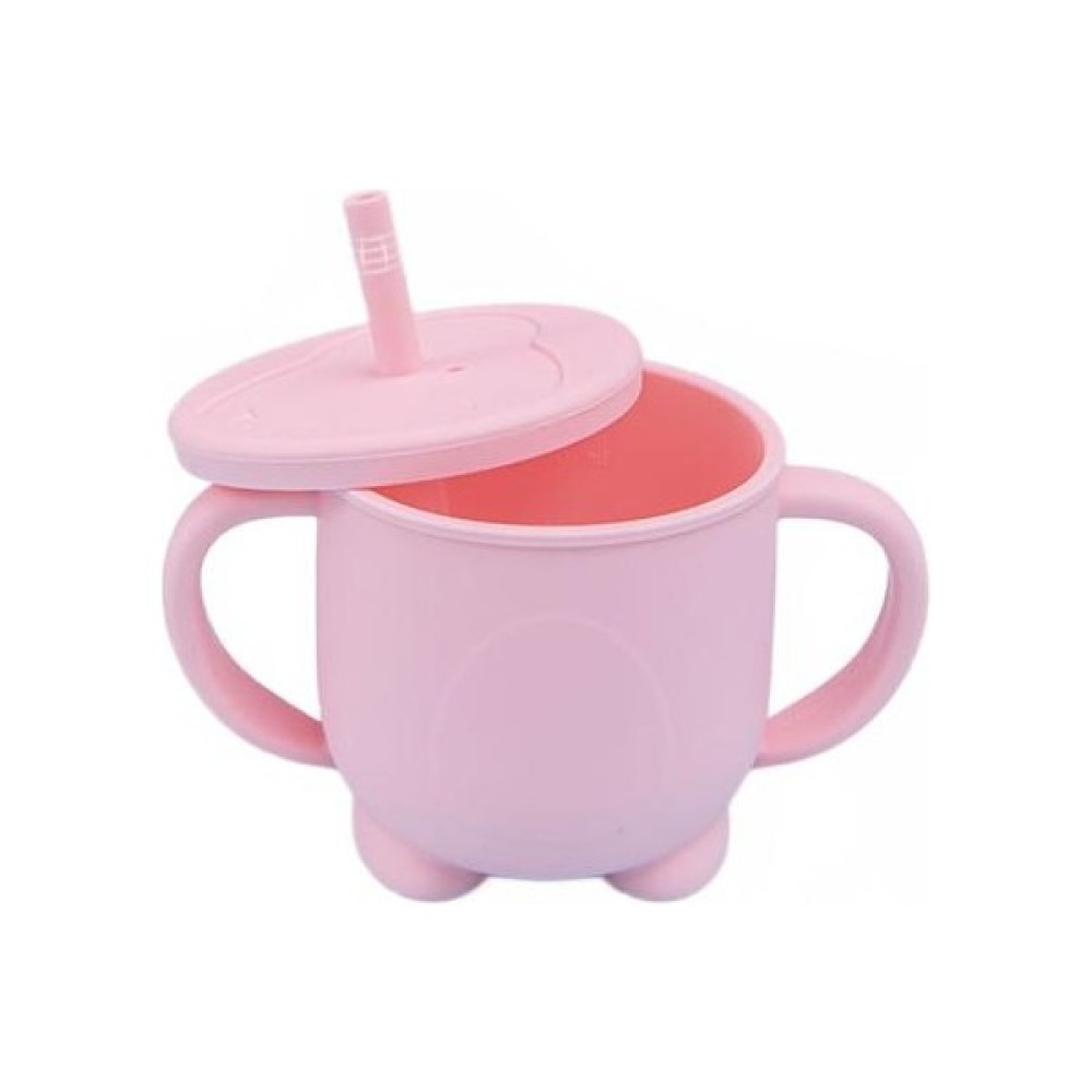 SLD 1 Adet Bebek Besleme Bardaklar Silikon Eğitim Kupası Sippy Yürüyor Su Şişesi Kapaklı Silikon Bebek Öğrenme Içecek Şişe Hemşire Hediyeler | Kupa... Suluk Fiyatı