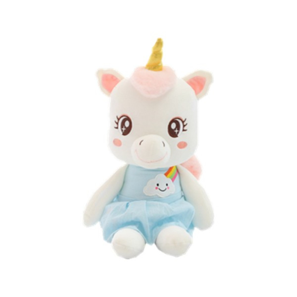 Sld 35 cm Süper Yumuşak Unicorn Peluş Oyuncak Bebek Oyuncakları Yatay Doldurulmuş Karikatür Unicorn Sıkmak Oyuncak Doğum Günü Si Doldurulmuş Pel... Peluş Oyuncaklar Fiyatı