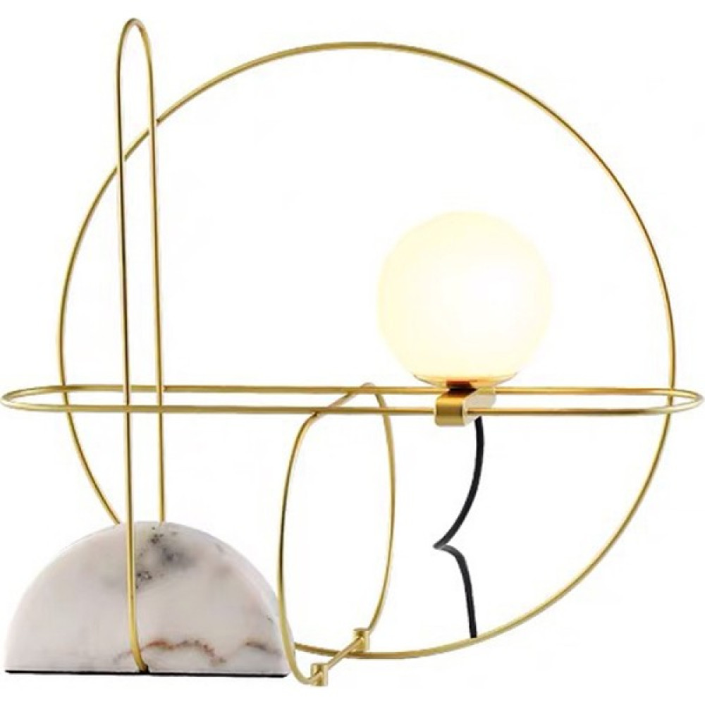 SLD 48 cm Mermer Masa Lambası, 220 V LED Demir Hattı Çalışma LED Işık Lüks Mermer Dekoratif Lamba Iskandinav Retro Yatak Odası Başucu Masa Lambası ... Masa Lambası Fiyatı