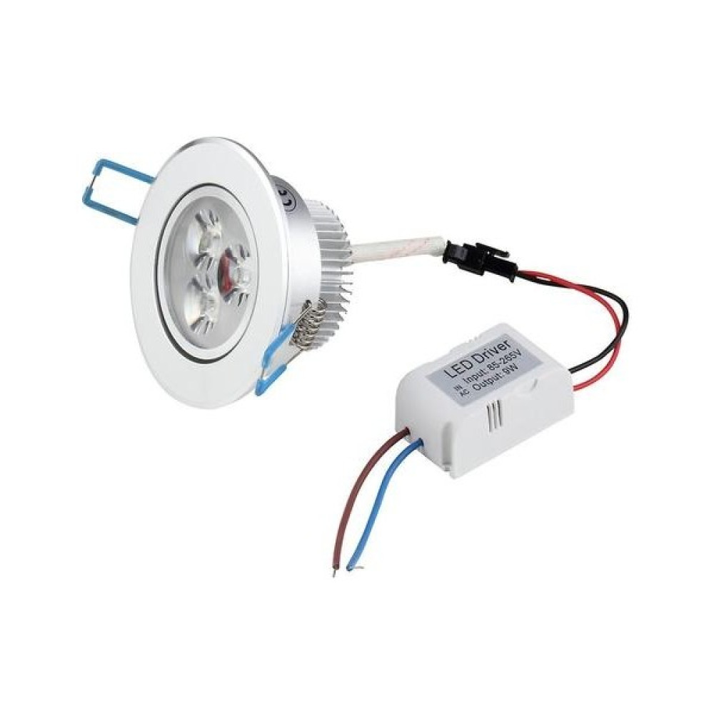 Sld 9 W LED Downlight Tavan Gömme Işık Aşağı Lamba Aydınlatma Ampul + Sürücü Enerji Tasarrufu (Yurt Dışından) - Beyaz Spot Fiyatı