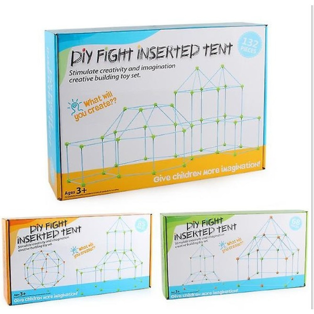 SLD Çocuk Inşaat Fort Binası Seti 85 Parça Ultimate Forts Builder Hediye Eğitici Oyuncak Fiyatı