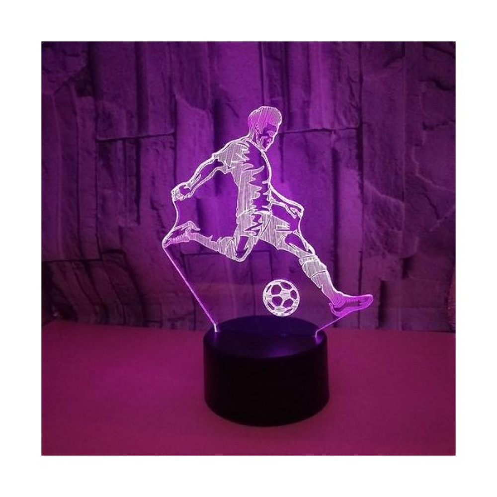 Sld Futbol 3D Lamba, LED Gece Işık Illusion Lambaları 7 Renkler Değişim Dokunmatik Kontrol USB Optik Masa Lambası, Çocuklar Için Başucu Lambaları N... Gece Lambası Fiyatı