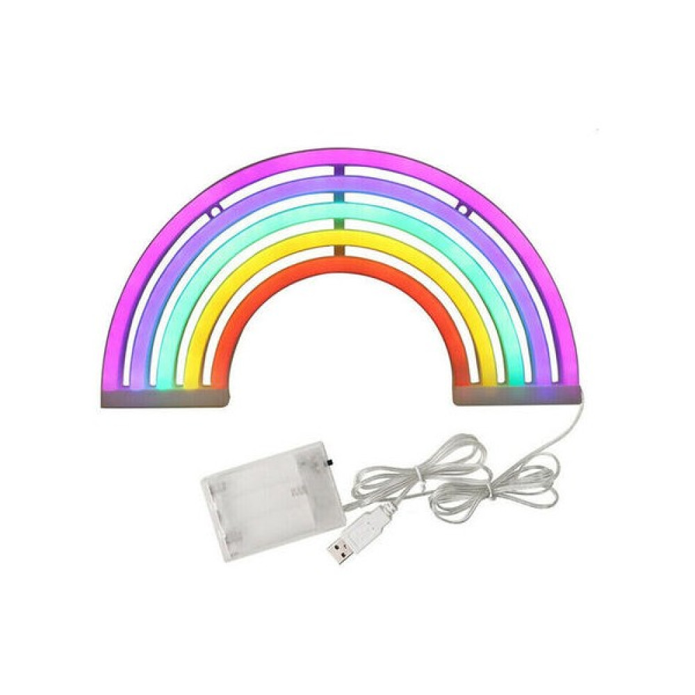 Sld Gökkuşağı Neon Işareti LED Duvar Lambaları Çocuklar Bebek Odası Kreş Başucu Gece Lambası Lamba (Yurt Dışından) - Renkli Gece Lambası Fiyatı