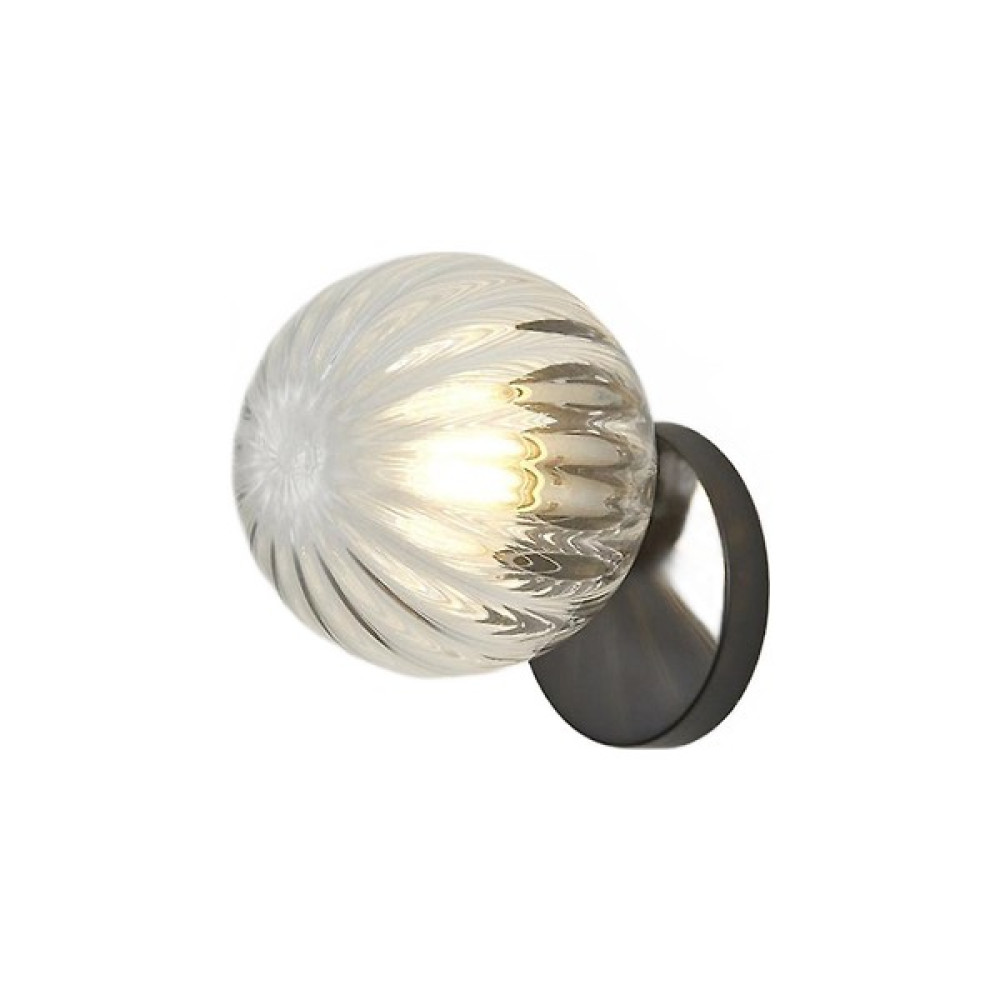 SLD Iskandinav LED Duvar Ay Lambası Demir Modern Dekoratif Merdiven LED Işık Ev Başucu Yuvarlak Cam Duvar Işıkları Ahşap Aplike Murale E27 (H) - Siyah Aplikler Fiyatı