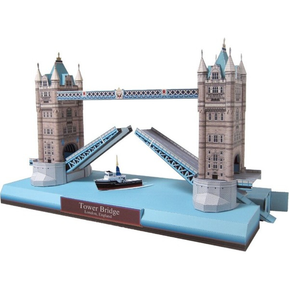 SLD Londra Kulesi Köprüsü, Ingiltere Craft Kağıt Modeli Mimarisi 3D Dıy Eğitim Oyuncaklar El Yapımı Yetişkin Yapboz Oyunu | Kule Köprüsü | Dıy Eğit... Oyun Takımları Fiyatı