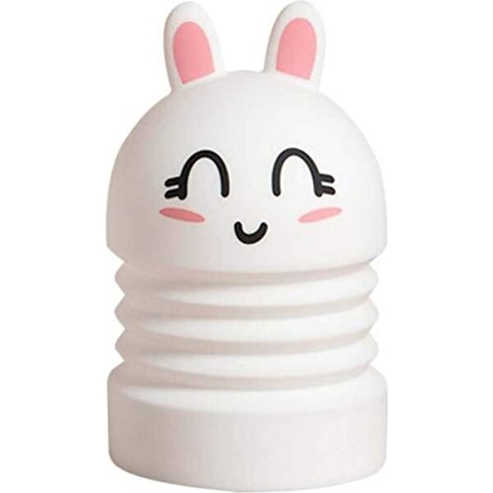 Sld Uonlytech Silikon Tavşan Lambası Renkli Bunny Başucu Gece Işık Masaüstü Hayvan LED Lamba Bebek Bebek Uyku Masası Lamba Yatak Odası Gece Lambası... Abajur Fiyatı