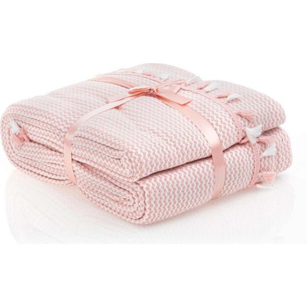 Sleep Garden Ponponlu Yatak Örtüsü & Pike - Pembe - 220 x 230 cm Yatak Örtüsü Fiyatı
