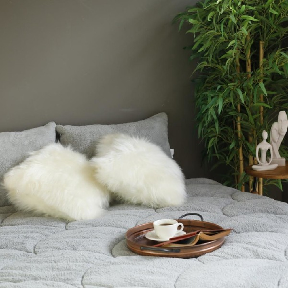 Sleep Garden Sherpa Tek Kişilik Yorgan 155 x 215 cm - Gri Yorgan Fiyatı