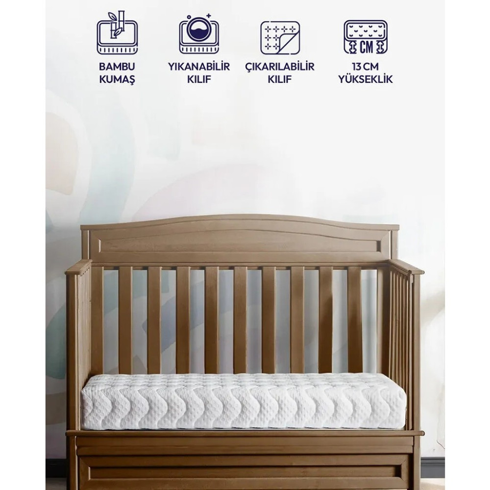 Sleep People Bamboo Baby Junıor Yatak 70 x 120 cm Yatak Fiyatı