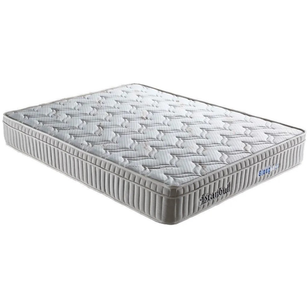Sleep Way Istanbul Organic Kumaş Ekstra Ortopedik Özel Ölçü Yaylı Tek Kişilik Çift Kişilik Yatak - 100 x 200 cm Yatak Fiyatı