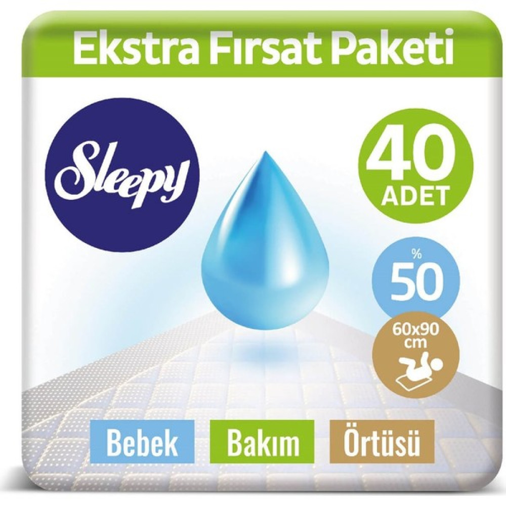 Sleepy Bebek Bakım Örtüsü 40'lı Bebek Alt Açma Minderi Fiyatı