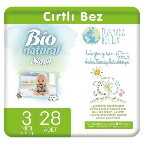 Sleepy Bio Natural No:3 Midi 28 Adet Bebek Bezi Bebek Bezi Fiyatı