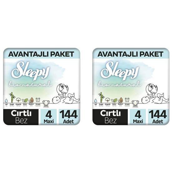 Sleepy Bio Natural No:4 Maxi 288 Adet Külot Bez Bebek Bezi Fiyatı