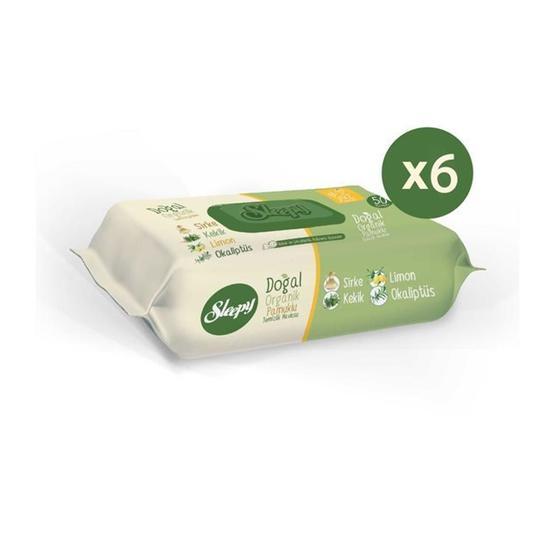 Sleepy Doğal Organik 50x6'lı 300 Yaprak Islak Temizlik Havlusu