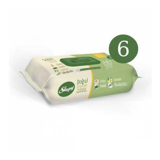 Sleepy Doğal Organik 50x6'lı 300 Yaprak Islak Temizlik Havlusu Bebek Mendil-Islak Mendil Fiyatı