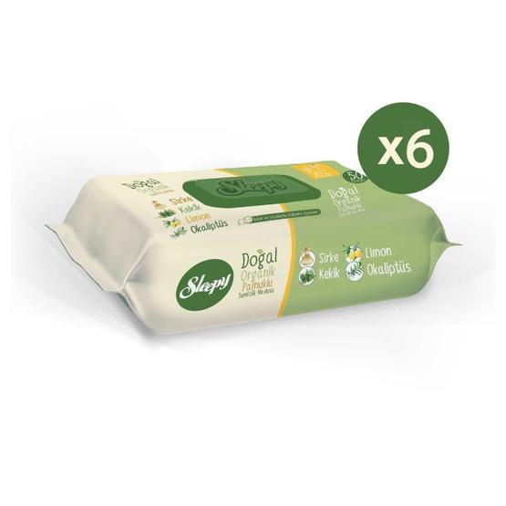Sleepy Doğal Organik 50x6'lı 300 Yaprak Islak Temizlik Havlusu