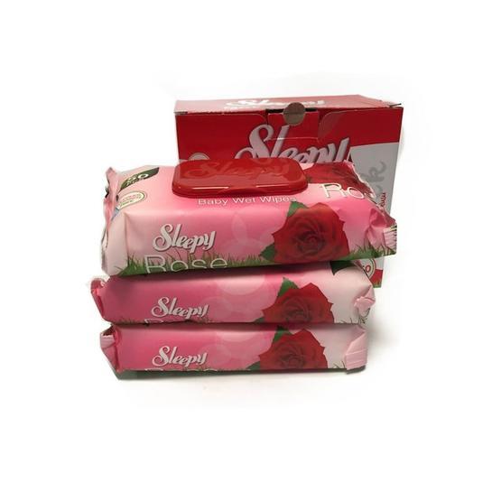 Sleepy Gül Kokulu 50 Yaprak Islak Havlu